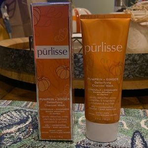 Purlisse Pumpkin & Ginger detoxifying charcoal mask, New in Box, Tube is sealed